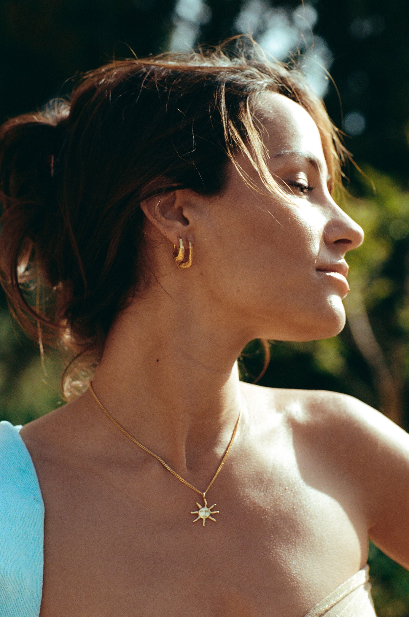 Coral Hoops Small