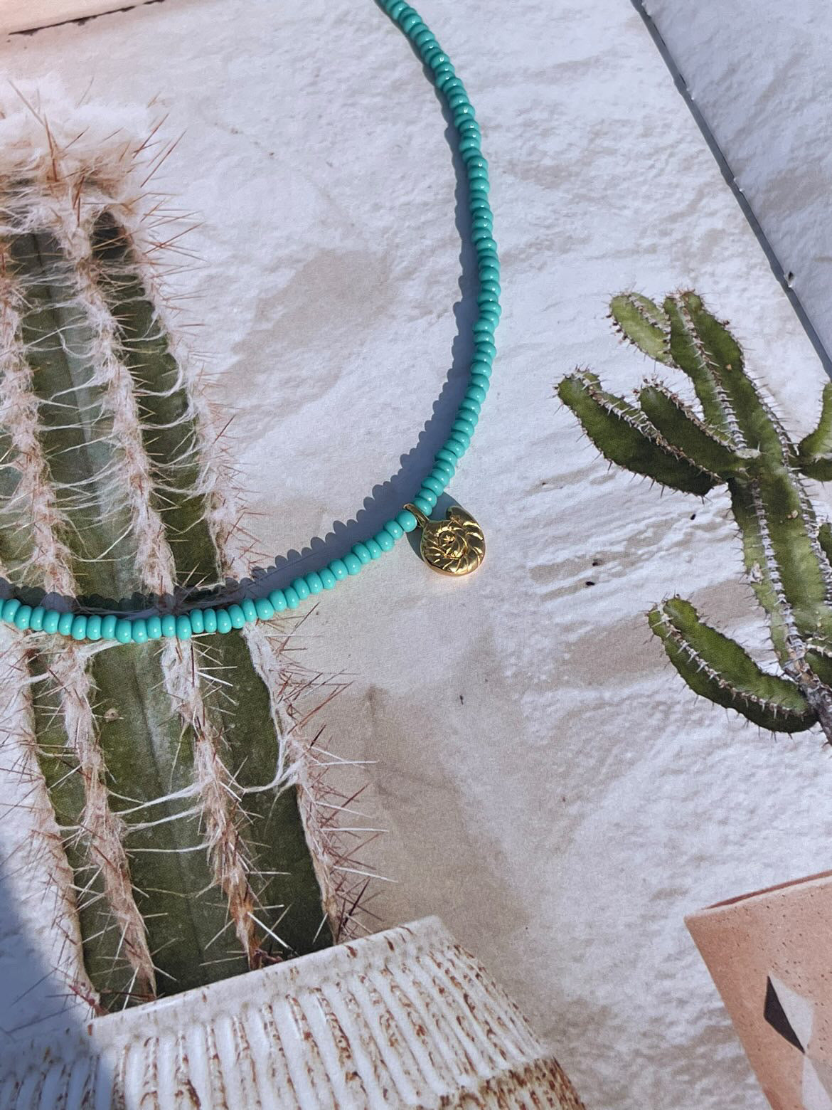 endless summer necklace // blue crush