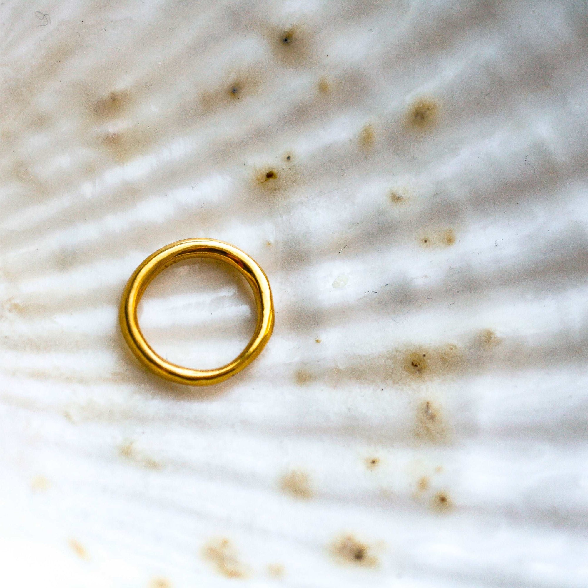 Low Tide ring // 14k gold