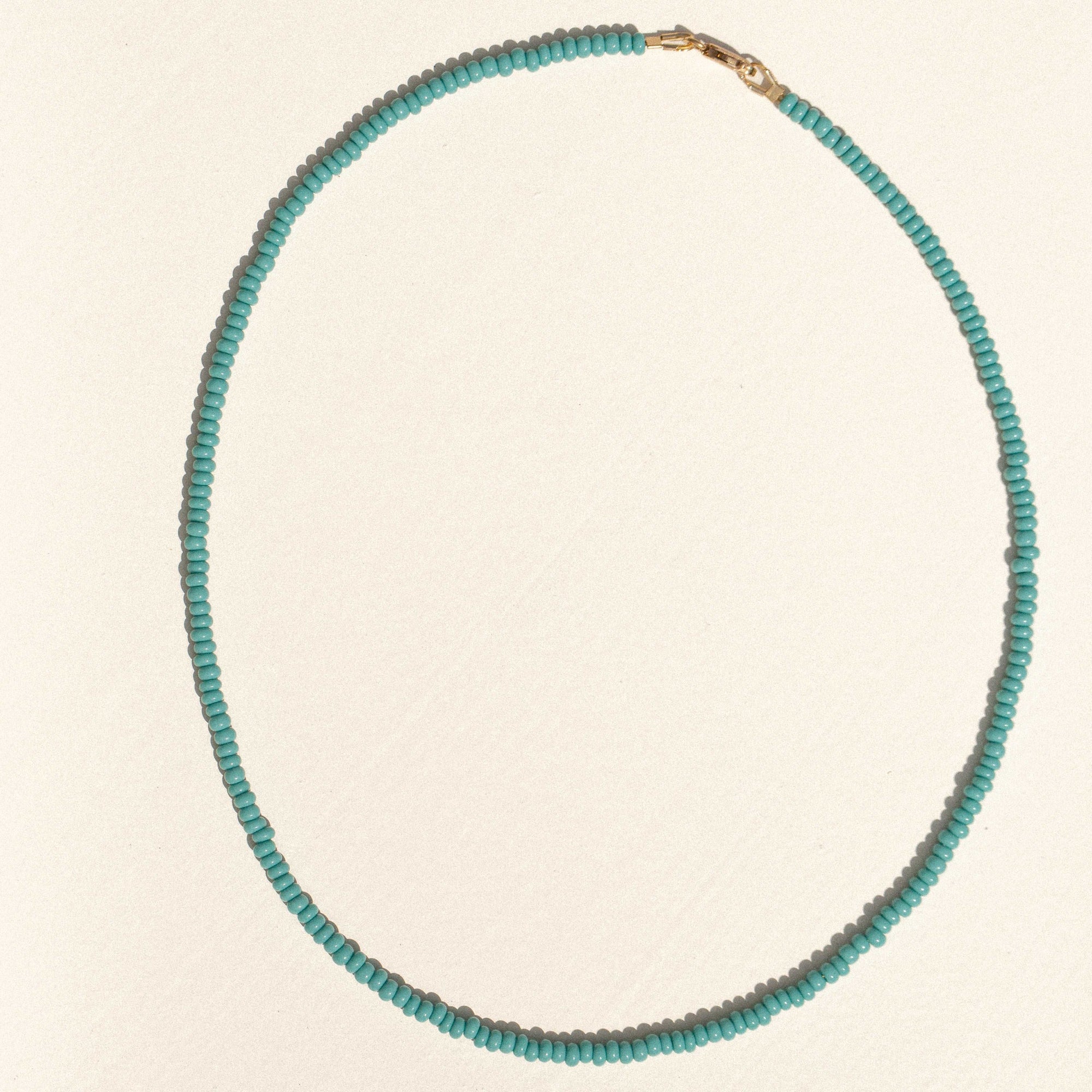 coral / blue crush / coconut necklace