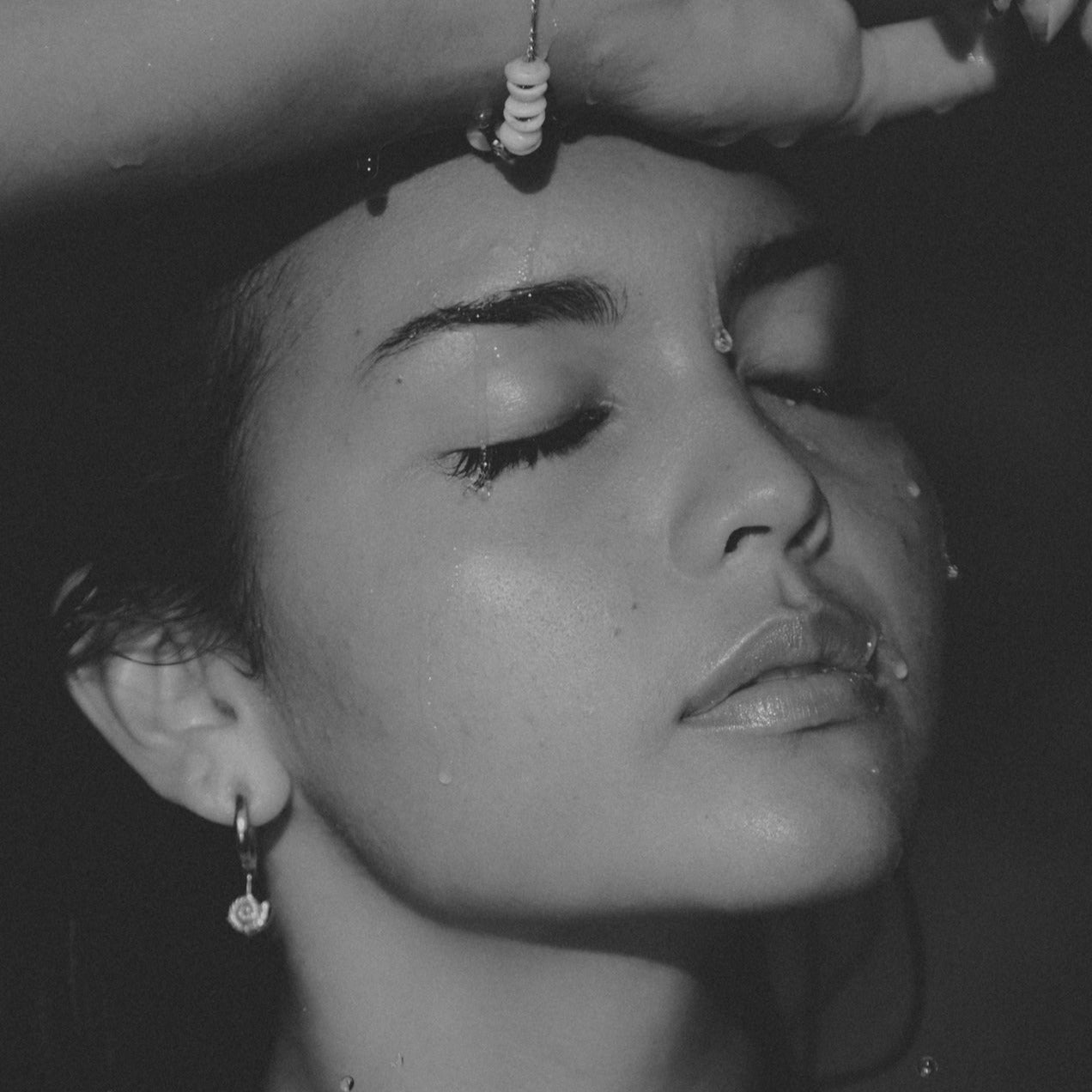 Gold we.ar the sea charm hoops