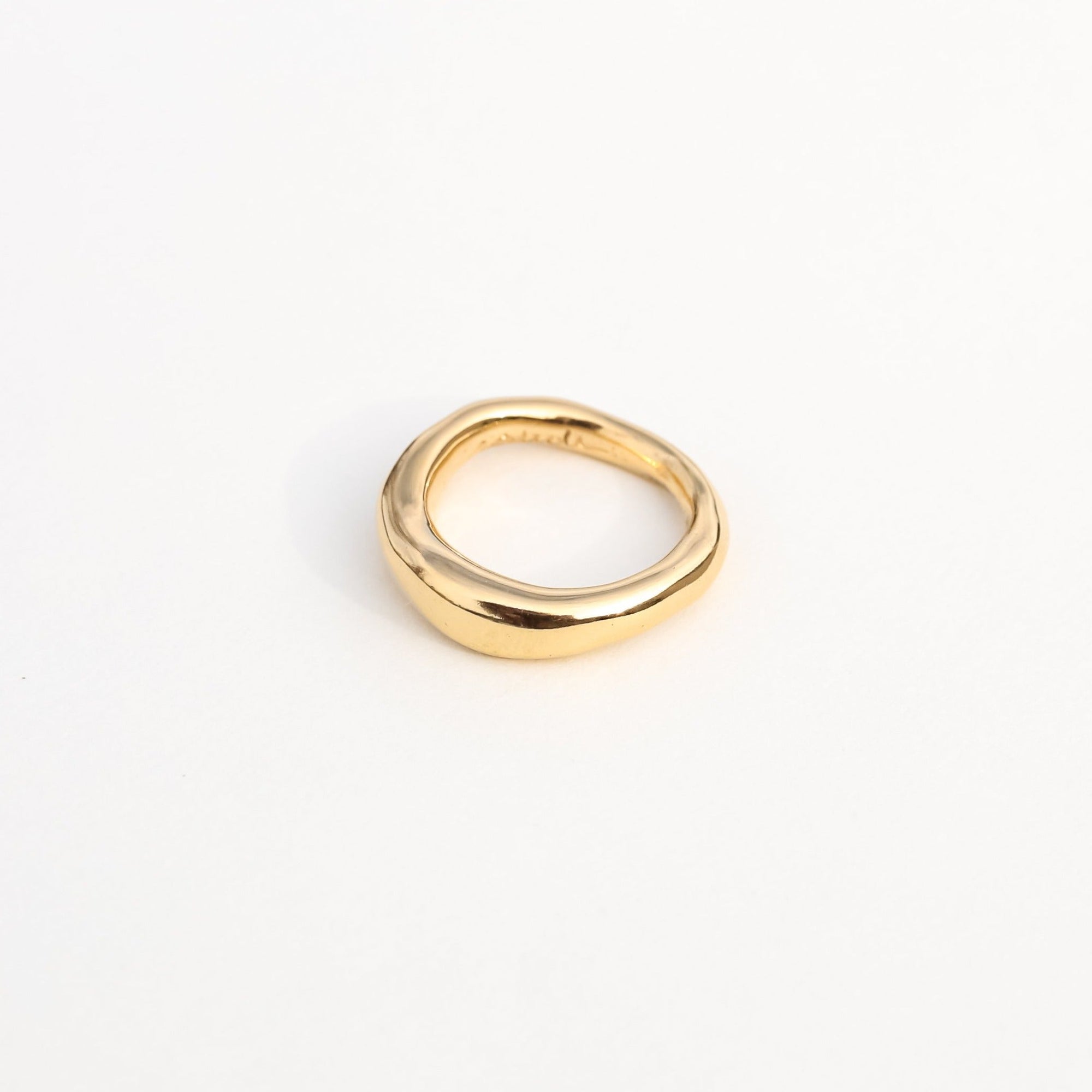 Forged by the Ocean Ring // 14k gold