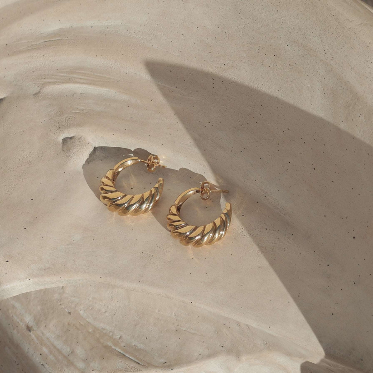 seashell hoops