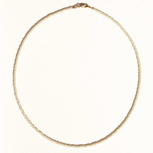 coral / blue crush / coconut necklace