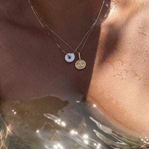 Island time necklace // solid gold