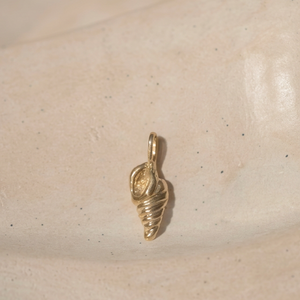 Shell charm with the chain removed